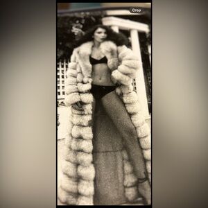 BLUE FOX COAT: maxi, midi, 3/4 and bomber:vintage Mannis Furs Beverly Hills!